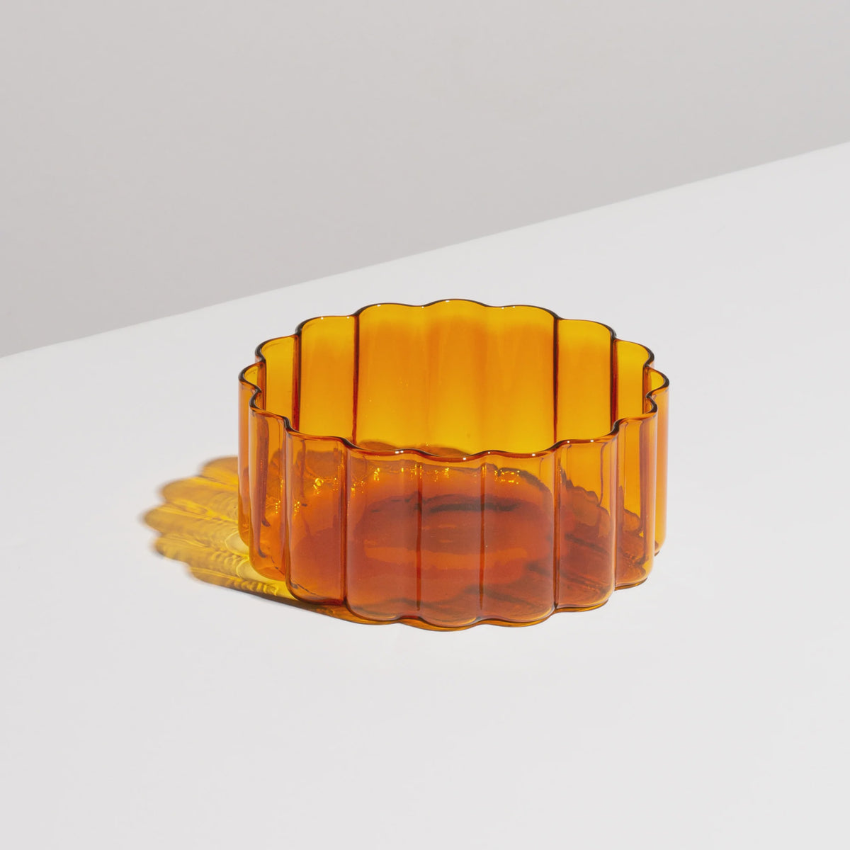Wave Bowl - Amber Was $85 NOW