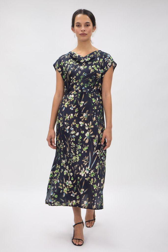 Aurora Dress - Navy Floral Last One Was $309 Now