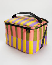 Baggu Puffy Cooler Bag - Sunset Quilt Stripe