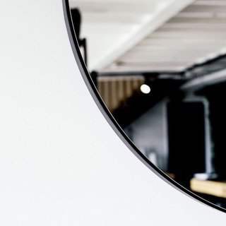 Black Round Framed Mirrors