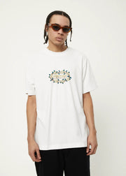 Bloom Recycled Retro Fit Tee - White