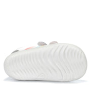 Bobux Grass Court - White/Silver/Rainbow LAST PAIR Was $80 Now