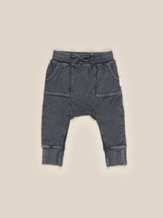 Kids Charcoal Pocket Drop Crotch Pants Last Pair Was $69.90 Now
