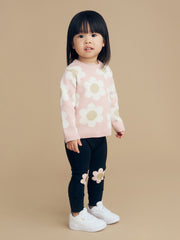 Daisy Knit Jumper - Rose