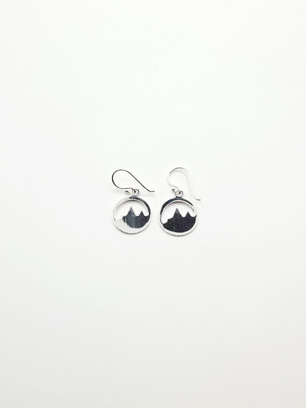 Sterling Silver Mountain Earrings