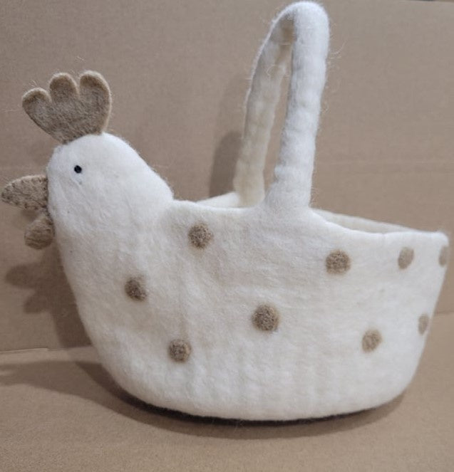 Felt Chicken Egg Basket