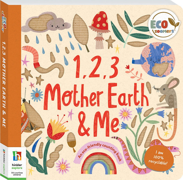 Eco Zoomer Board Book - 1 2 3 Mother Earth & Me