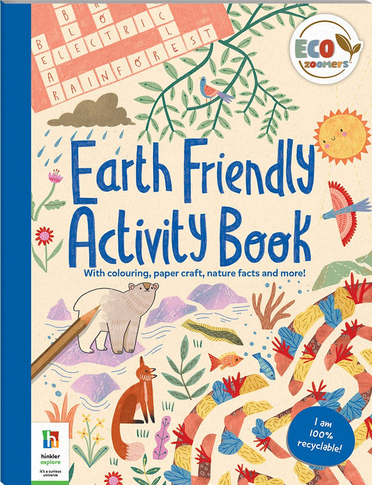 Eco Zoomer Board Book - Earth Friendly Activity Book