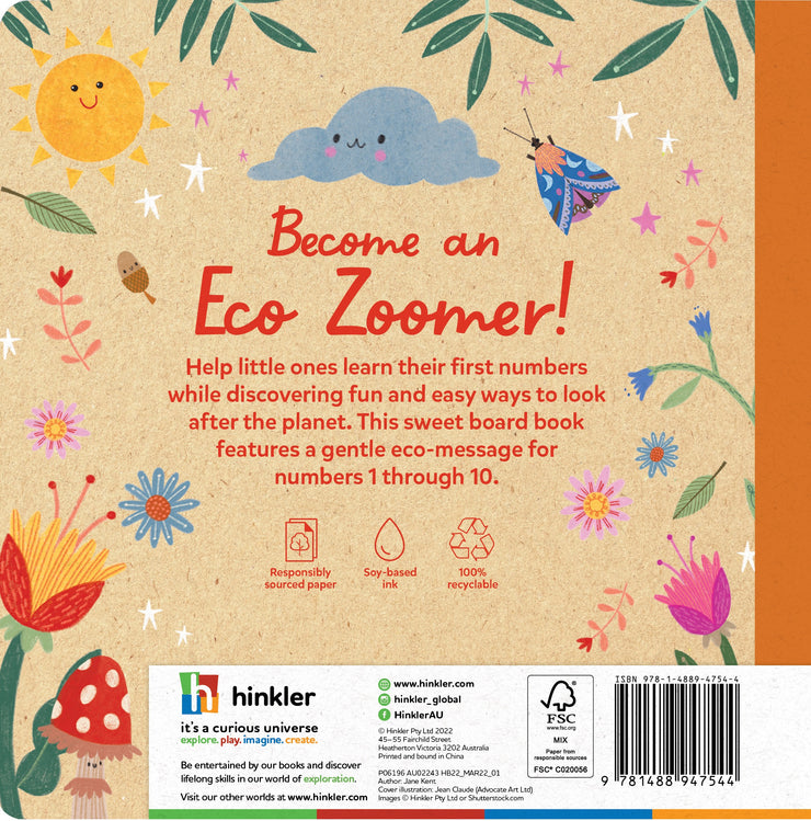 Eco Zoomer Board Book - 1 2 3 Mother Earth & Me