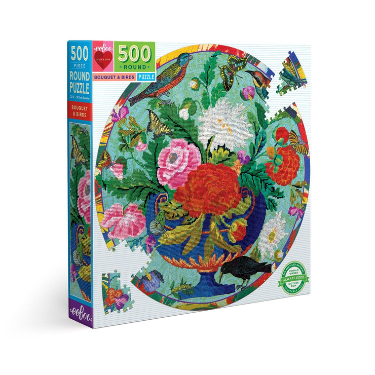 Eeboo 500 Piece Round Puzzle