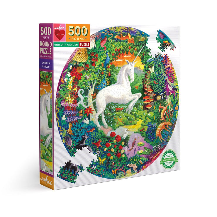 Eeboo 500 Piece Round Puzzle