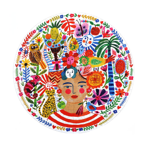Eeboo 500 Piece Round Puzzle