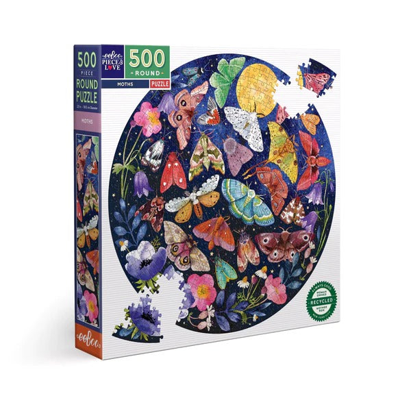 Eeboo 500 Piece Round Puzzle