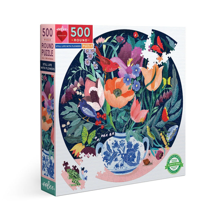 Eeboo 500 Piece Round Puzzle