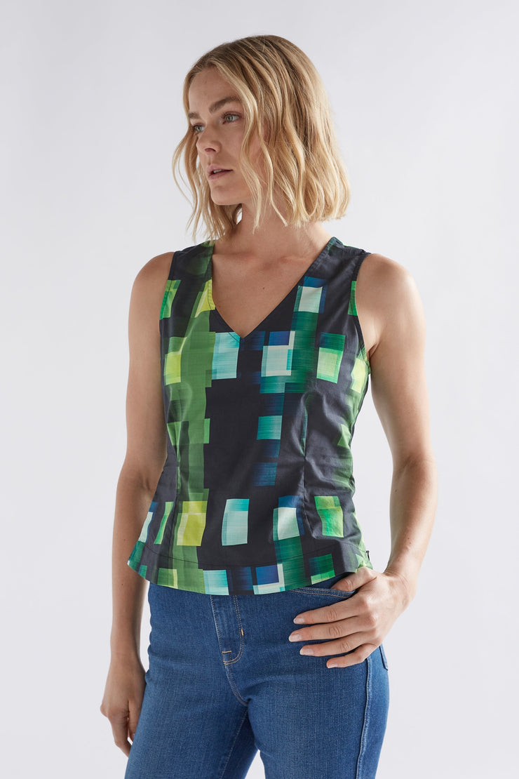 Elk Indi Tank - Green Shutter Grid Was $199 Now