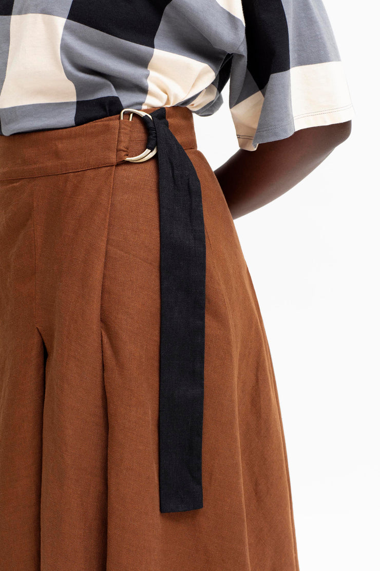 Elk Ativ Skirt - Bronze Brown Was $399 Now