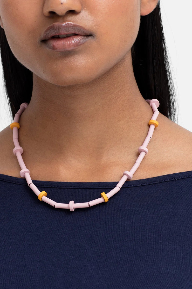 Elk Obbe Necklace - Floss Pink