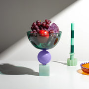 Geo Bowl - Teal/Lilac/Jade