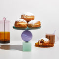 Geo Cake Stand - Teal/Lilac/Jade Was $245 NOW