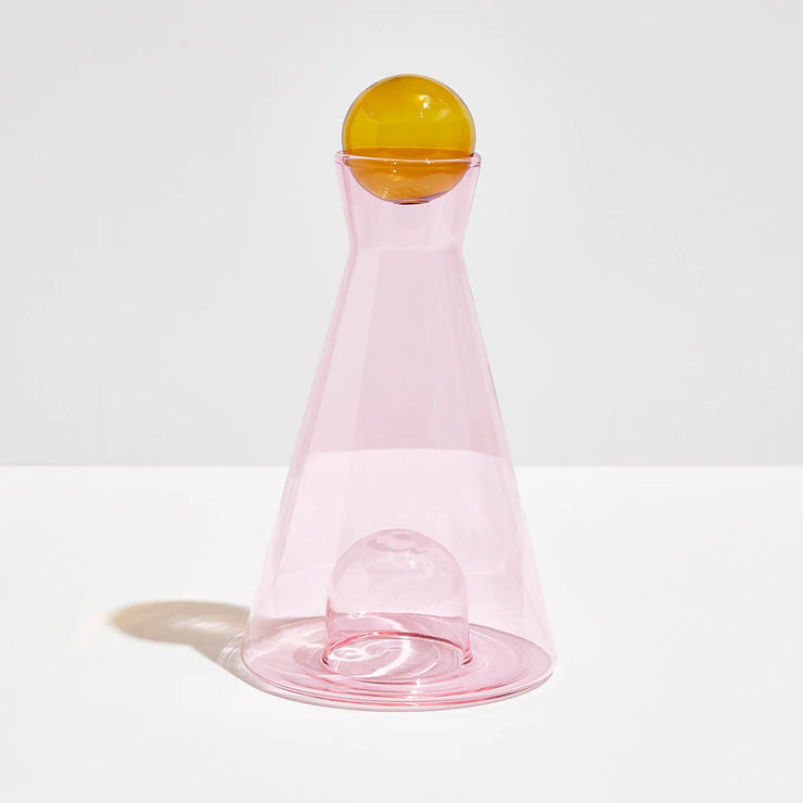 Vice Versa Carafe - Pink & Amber