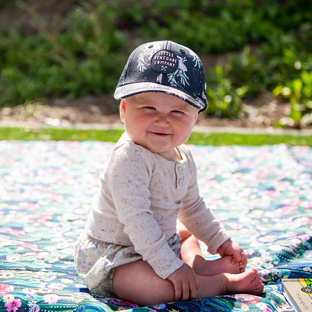 Little Renegade Baseball Cap -  Floral Valentine  Was $39.90 NOW
