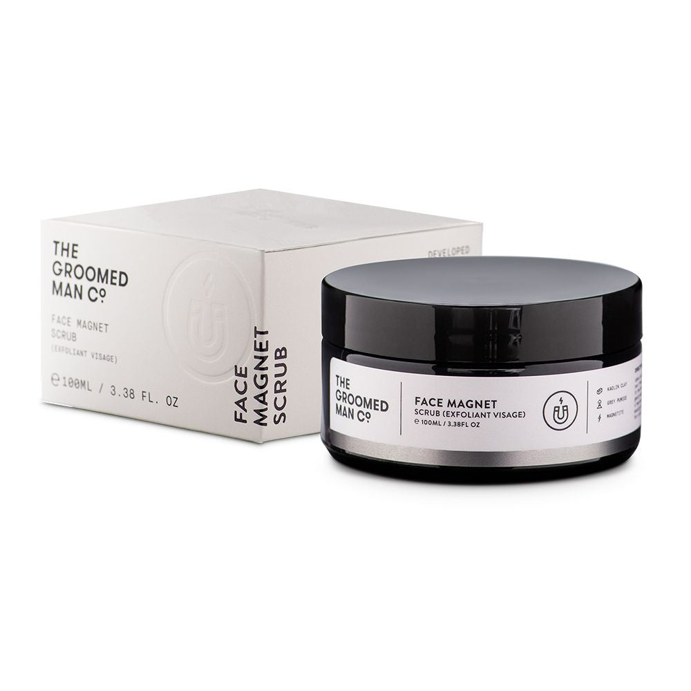 The Groomed Man Face  Magnet Scrub