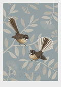 Wildlife Fine Art Print - Fantail Pair