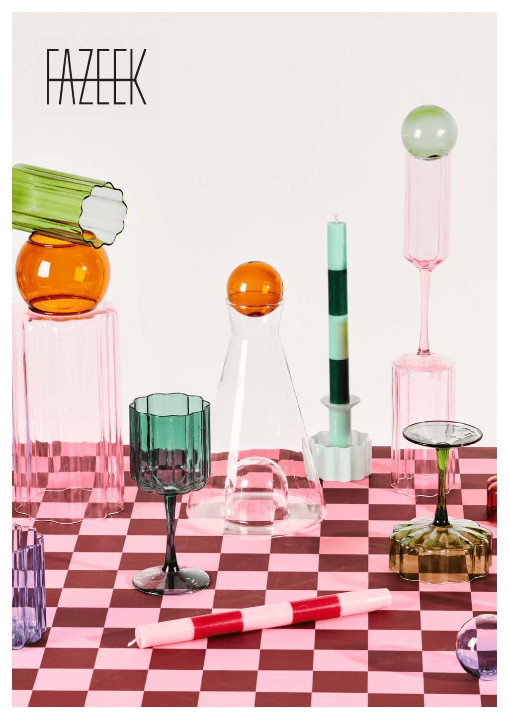 Wave Flute Set of 2 - Pink Was $149 NOW