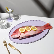Oval Ceramic Platter - Lilac