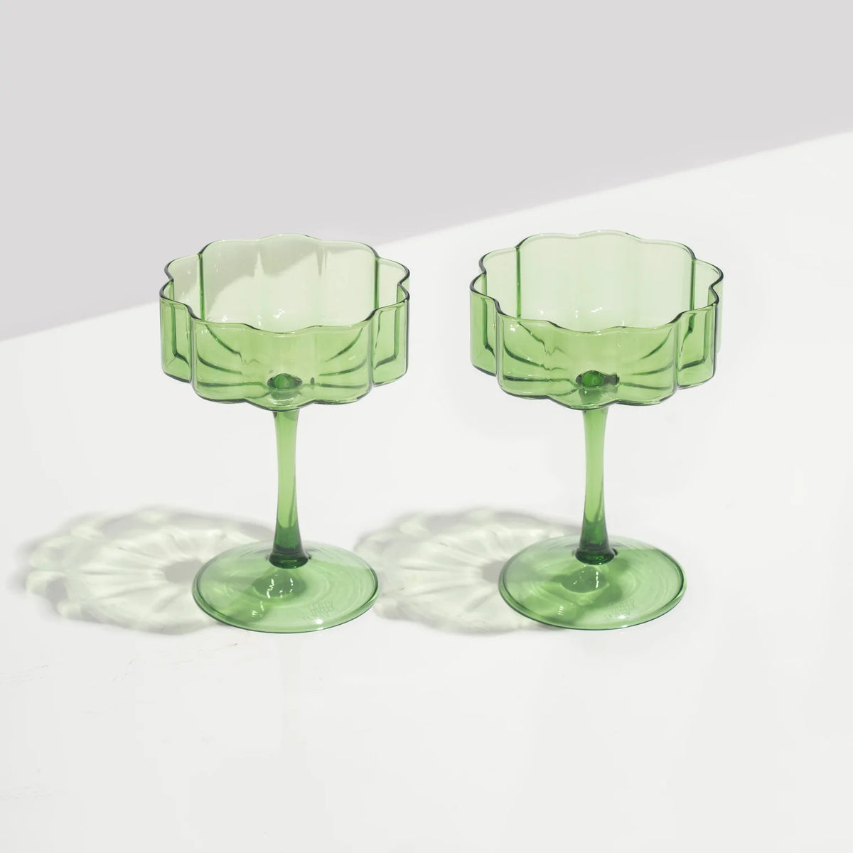 Wave Coupe Set of 2 - Green Was $149 NOW