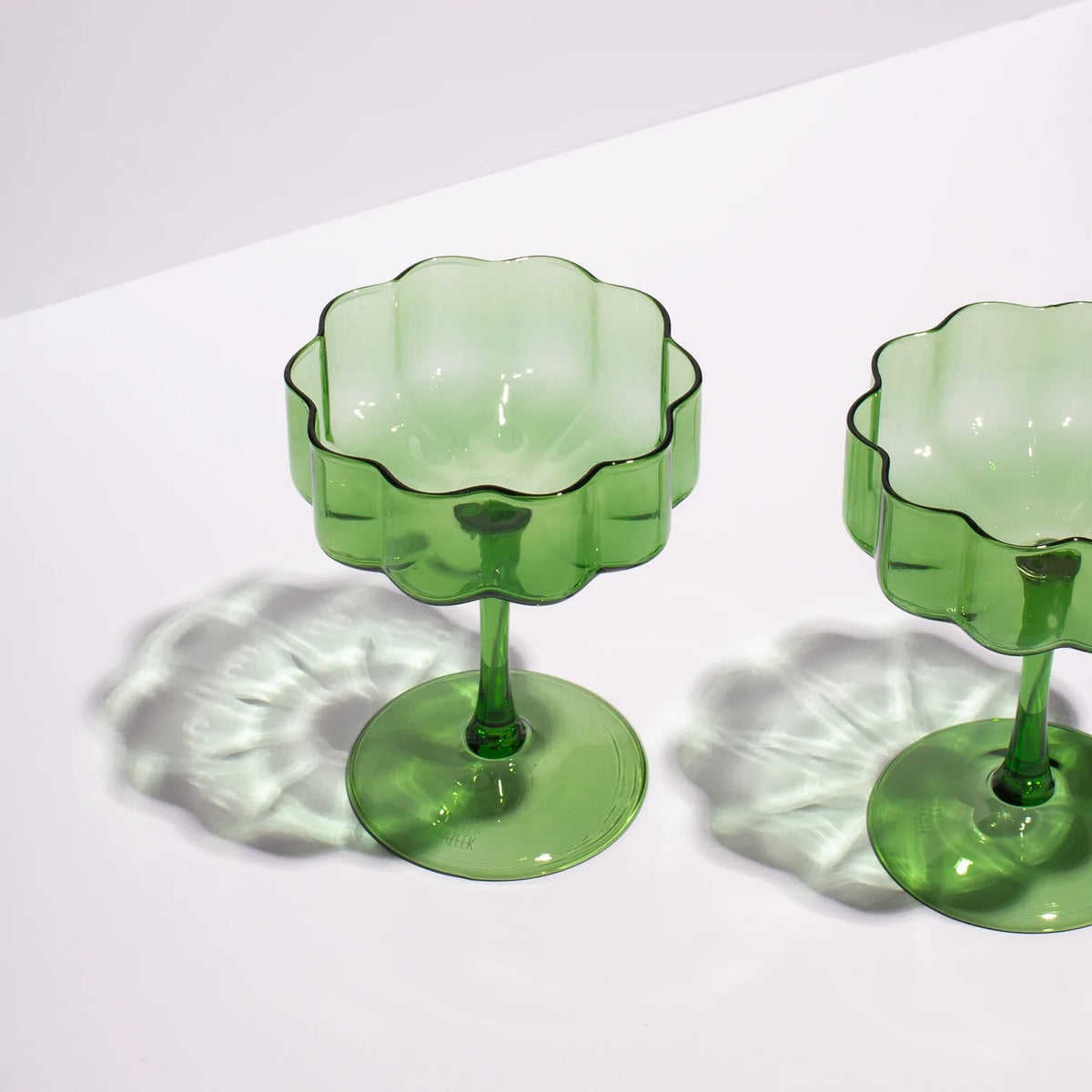 Wave Coupe Set of 2 - Green Was $149 NOW