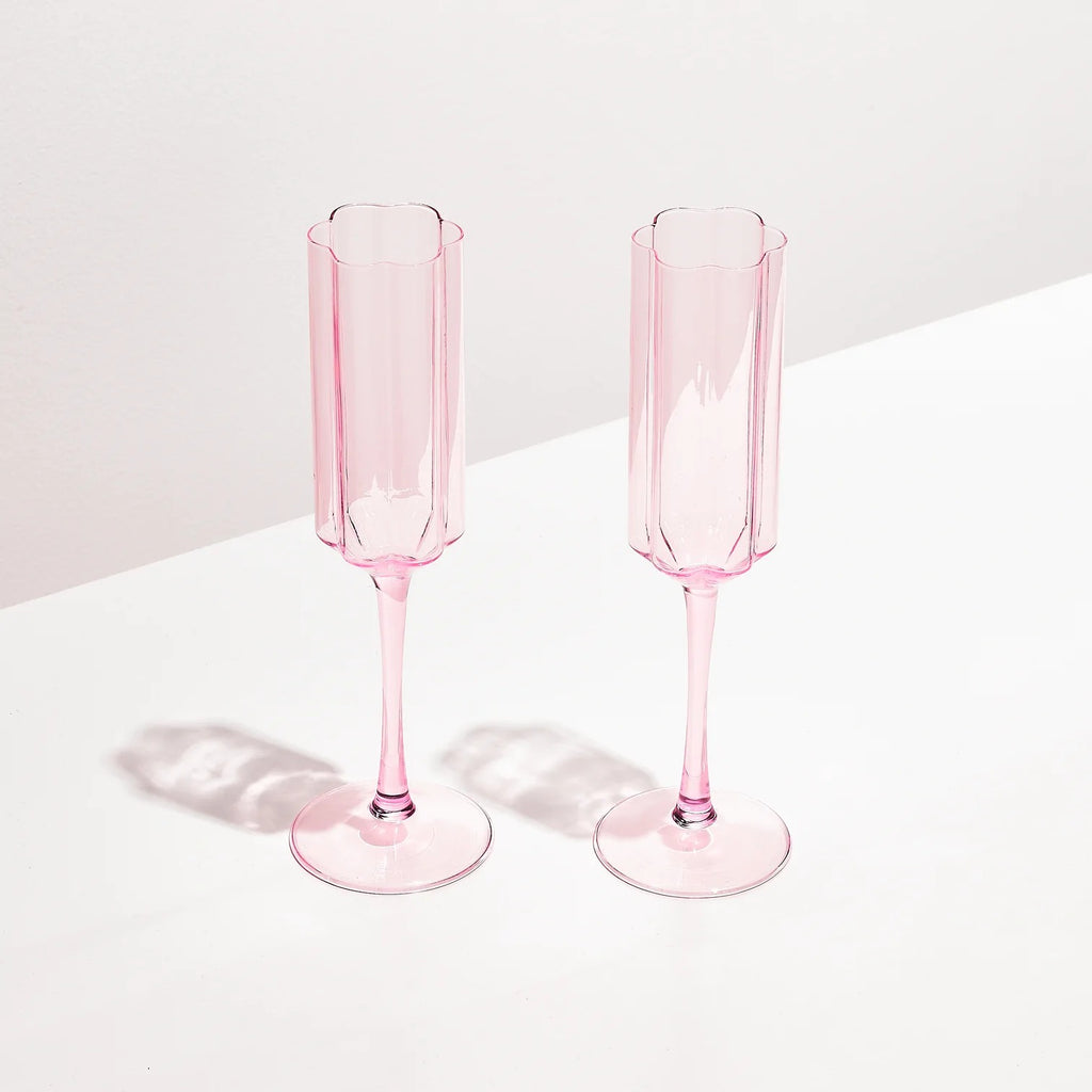 Wave Flute Set of 2 - Pink Was $149 NOW