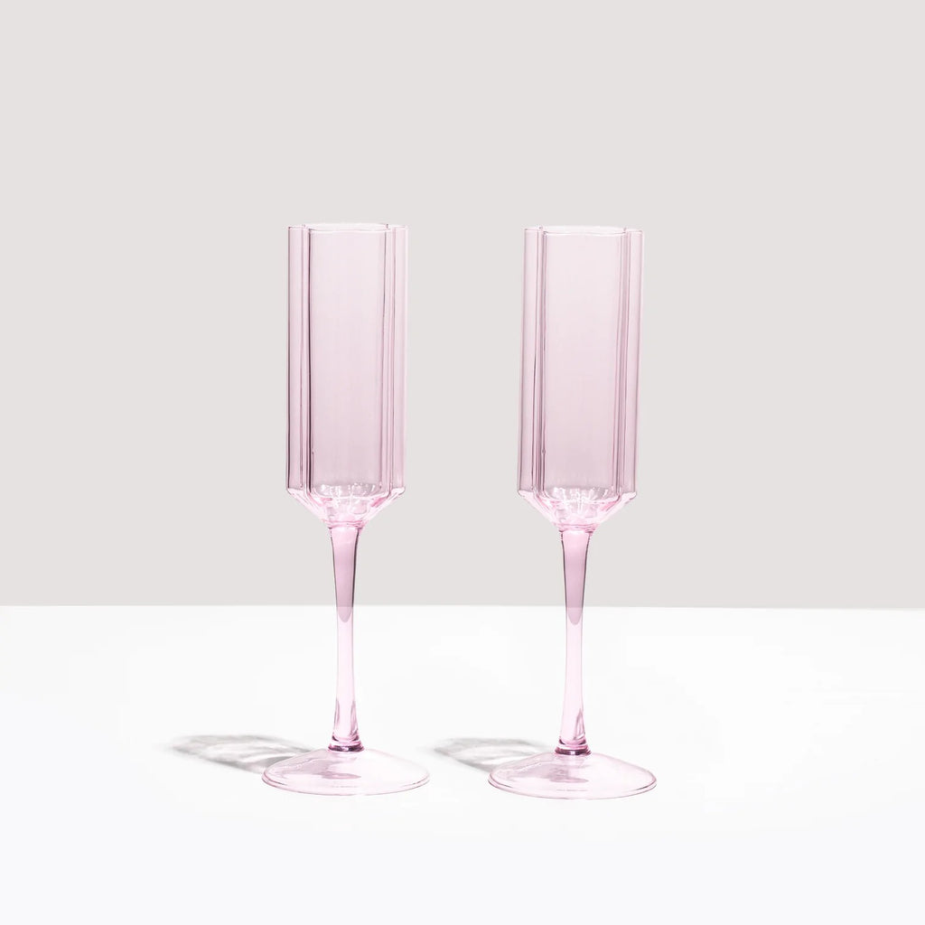 Wave Flute Set of 2 - Pink Was $149 NOW