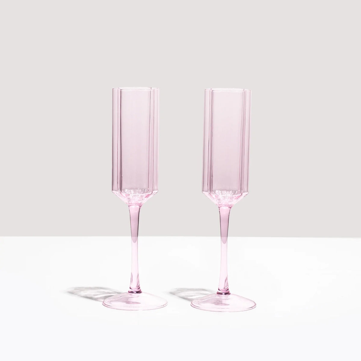 Wave Flute Set of 2 - Pink Was $149 NOW
