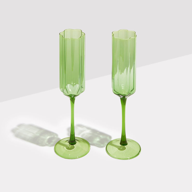 Wave Flute Set - Green