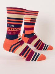 Mens Socks - Fun Person Alert