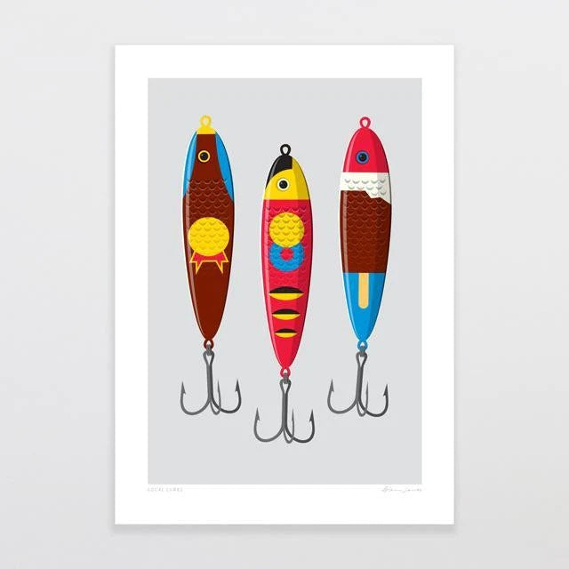 Glenn Jones Print - Local Lures