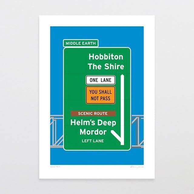 Glenn Jones Print - Road Trip