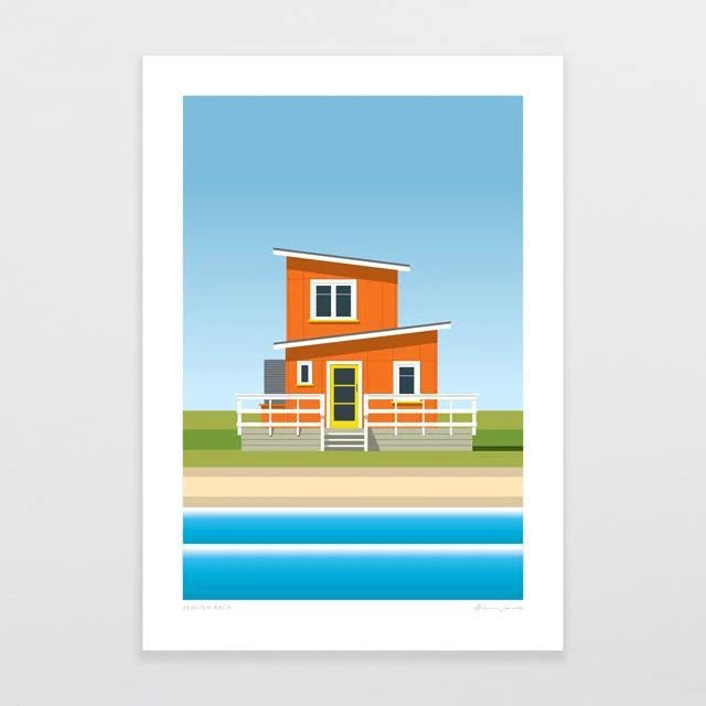 Glenn Jones Print - Seaview Bach