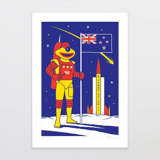 Glenn Jones Print - Space Man