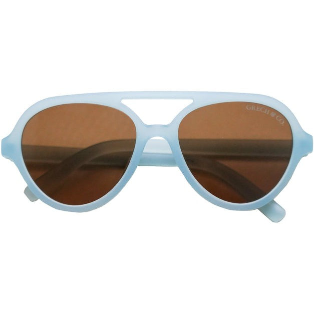 Sustainable Polarised Sunglasses - The Aviator Sky Blue Was $55.90 NOW