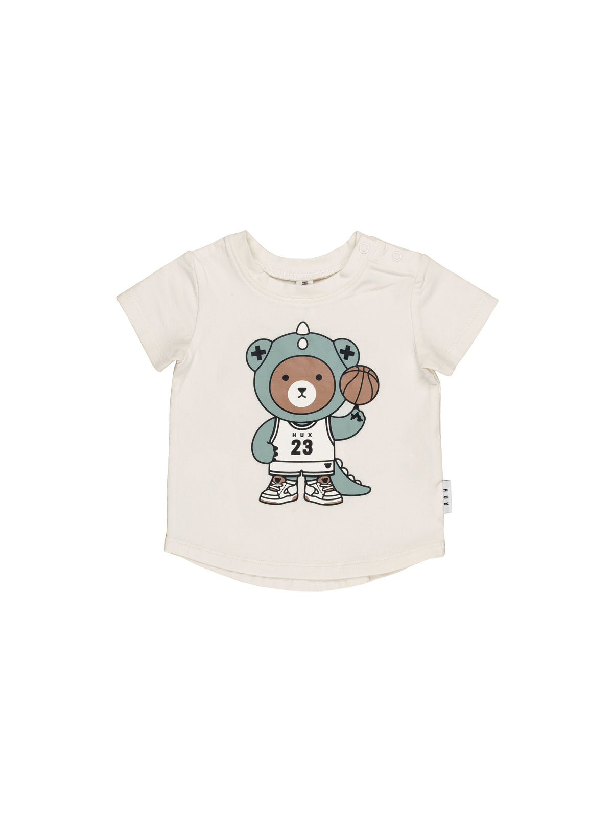 B-Ball Dino Bear T Shirt - Almond Milk Last One Was $60 Now