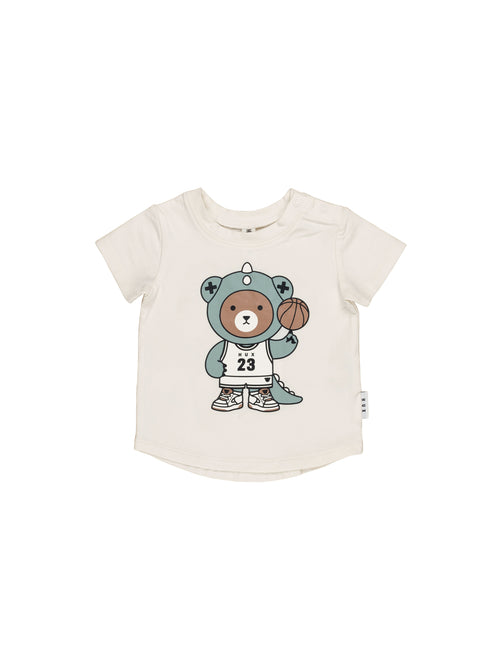 B-Ball Dino Bear T Shirt - Almond Milk Last One Was $60 Now
