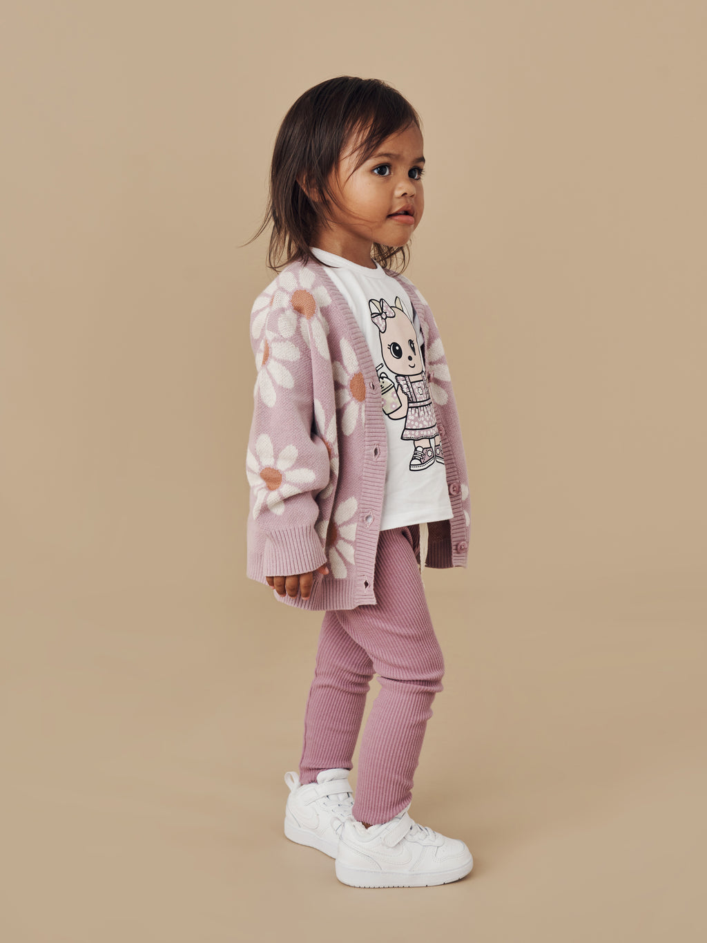 Cheery Chipmunk Frill T Shirt - White  Was $59.90 Now