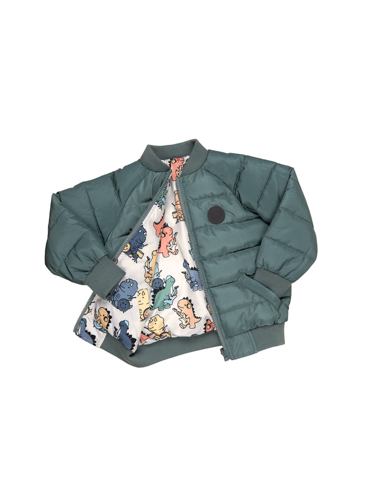 Reversible Bomber - Dino Band/Light Spruce