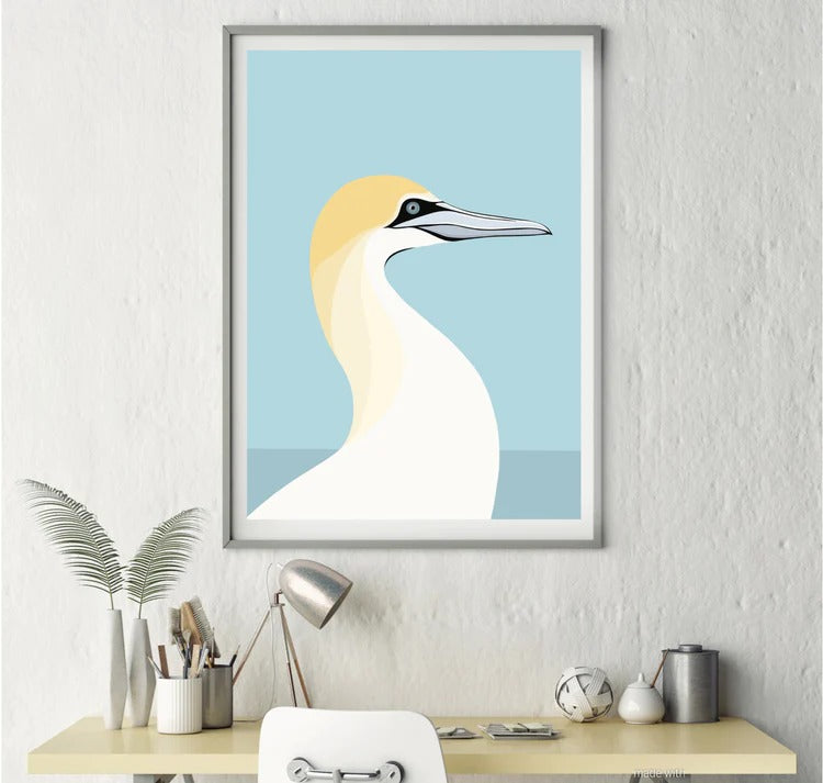 Wildlife Laser Print - Gannet