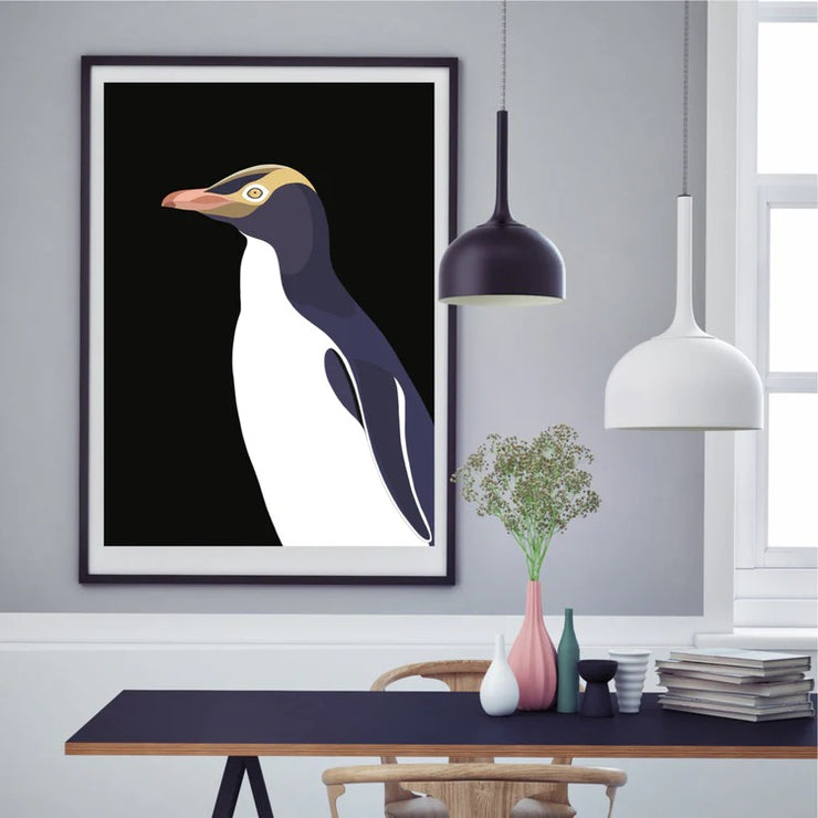 Wildlife Laser Print - Yellow Eyed Penguin