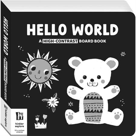 Blocks High Contrast Book - Hello World