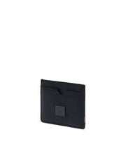 Charlie Leather RFID Wallet - Black/Black