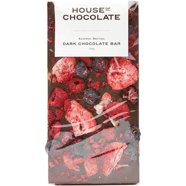 House of Chocolate - Summer Berry Dark Chocolate Bar